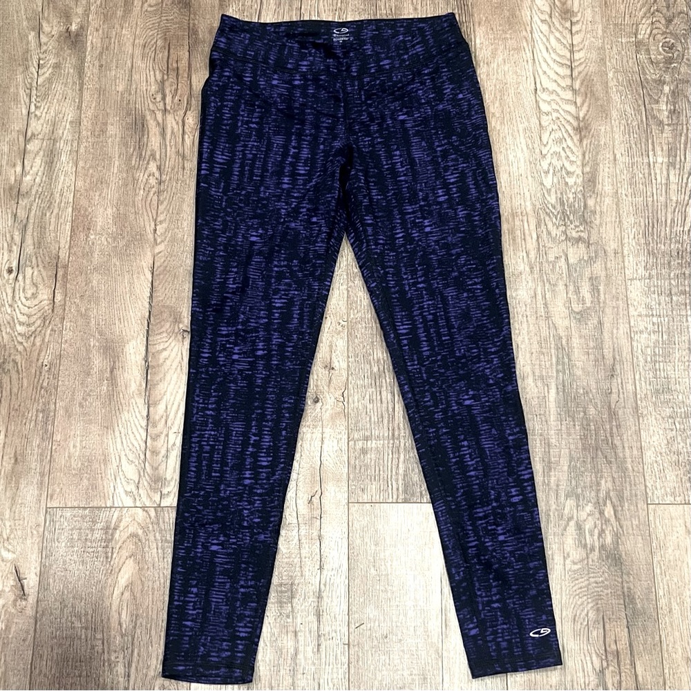 🌸 3 for $30 sale🌸CHAMPION | Duodry blk/purple yoga pants/tights/leggings